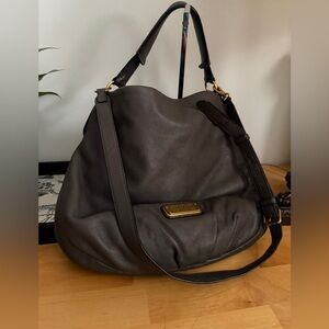 Marc by Marc Jacobs Slouch Hobo Adjustable Removable Straps Cow Leather Bag